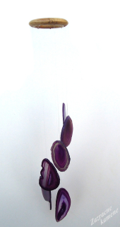 Achátová zvonkohra fialová