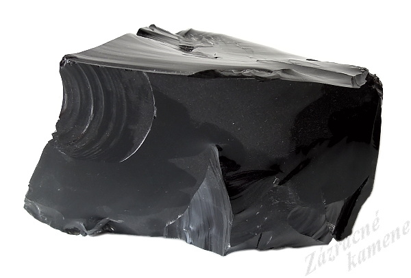 Obsidián čierny neopracovaný XL