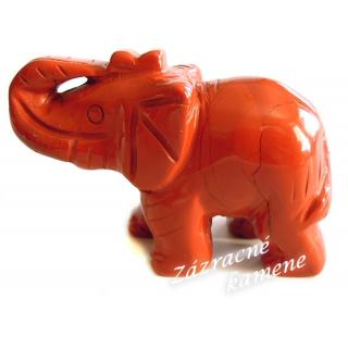 Slon jaspis červený 5cm